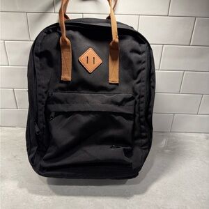 Ozark Trail Asheville Dual-Carry Backpack - Black/Tan - Laptop & Hydration Ready